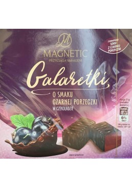 Желейные конфеты в шоколаде Magnetic Galaretki со вкусом черной смородины, 460 г